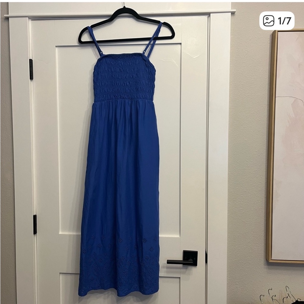 Old Navy Blue Midi Dress